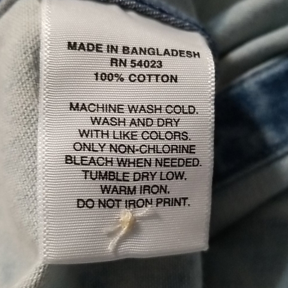 GAP blue jean shirt - Picture 8 of 9